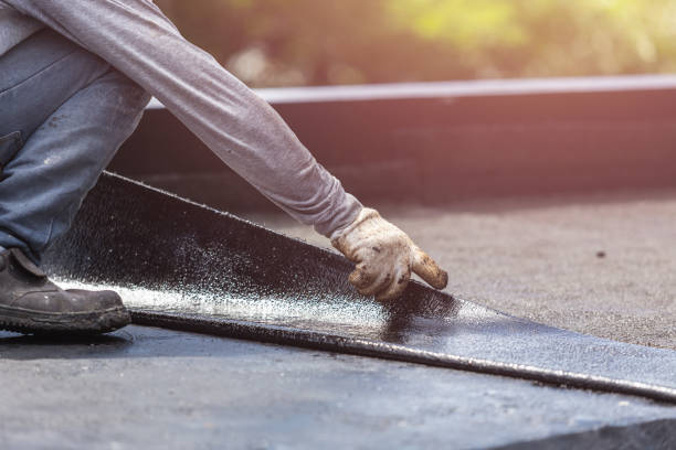 Professional Waterproofing technician working in Stanley, NY